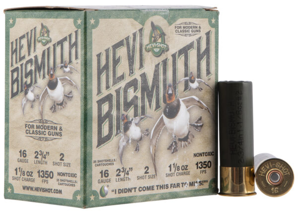 HEVI-Shot HS16702 HEVI-Bismuth  16Gauge 2.75" 1 1/8oz Bismuth 2Shot 25 Per Box/10 Case — view 1