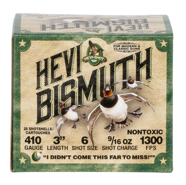 HEVI-Shot HS19006 HEVI-Bismuth  410Gauge 3" 9/16oz Bismuth 6Shot 25 Per Box/10 Case — view 1