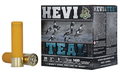 HEVI TEAL 20GA 3" #6 25/250 — view 1
