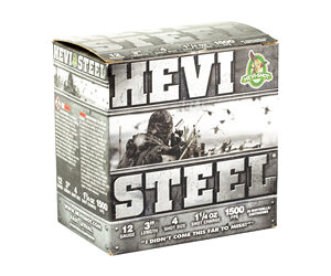 HEVI STEEL 12GA 3" #4 25/250 — view 2