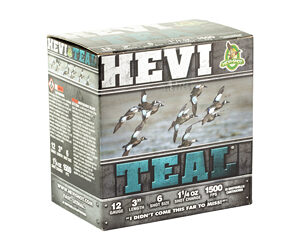 HEVI TEAL 12GA 3" #6 25/250 — view 2