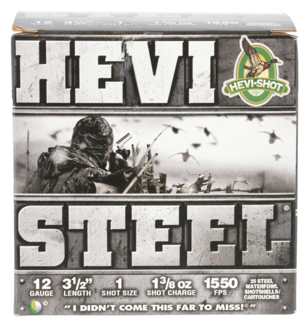 HEVI-Shot HS65001 HEVI-Steel  12Gauge 3.50" 1 3/8oz 1Shot 25 Per Box/10 Case — view 1