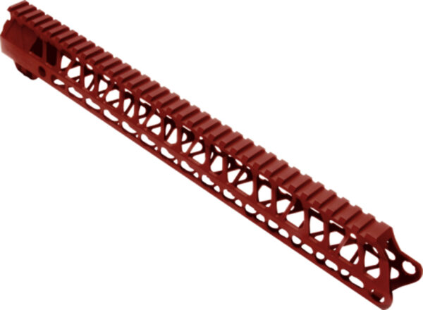 TIMBER CREEK OUTDOOR INC ME15HGR Enforcer Handguard AR-15 Red Anodized Aluminum 15" Picatinny/M-LOK — view 1