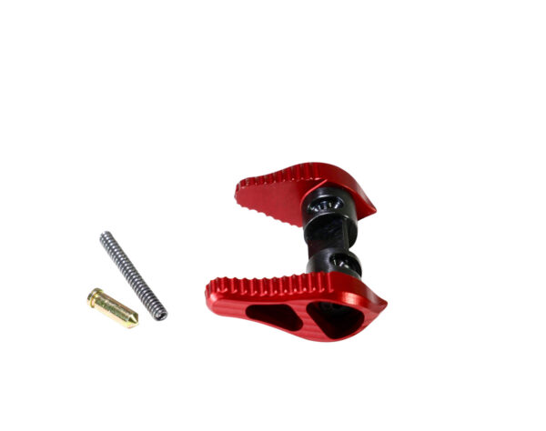 TIMBER CREEK OUTDOOR INC AMBISSR Safety Selector 45/90 Degree AR Platform Red Anodized Aluminum Ambidextrous — view 1
