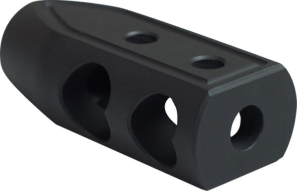 Timber Creek Outdoors 65HBBLC Heart Breaker Muzzle Brake Black Cerakote with 5/8"-24 tpi Threads for 6.5 Grendel AR-Platform — view 1