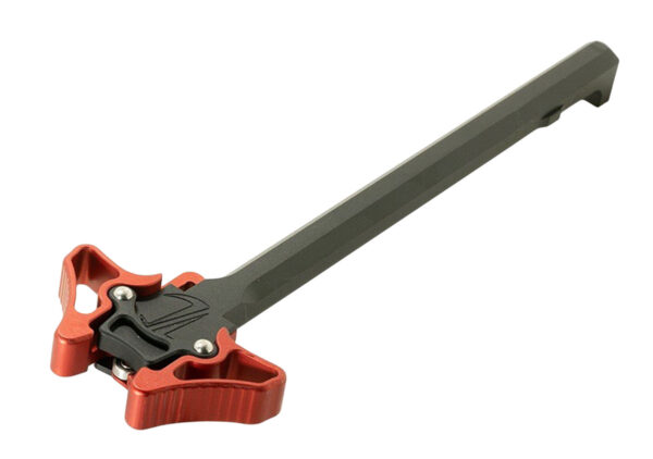 TIMBER CREEK OUTDOOR INC EMAMBICHR Enforcer Mini Ambidextrous Charging Handle AR-Platform Red Anodized Aluminum — view 1