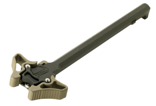 TIMBER CREEK OUTDOOR INC EMAMBICHFDE Enforcer Mini Ambidextrous Charging Handle AR-Platform Flat Dark Earth Cerakote Aluminum — view 1