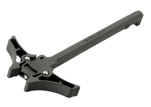 Timber Creek Outdoors AR10AMBICHBL Enforcer Charging Handle AR-10 Black Billet Aluminum Ambidextrous Hand — view 1