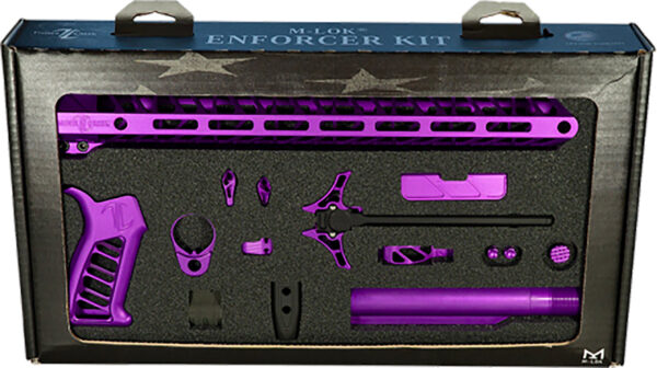 Timber Creek Outdoors TCOEKPPA Enforcer Complete Build Kit Purple Anodized for AR-15 — view 1