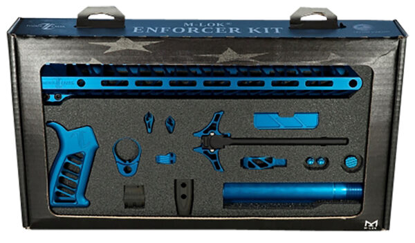 Timber Creek Outdoors TCOEKB Enforcer Complete Build Kit Blue Anodized for AR-15 — view 1