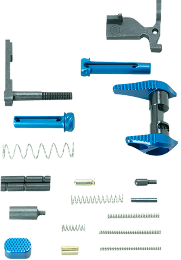 Timber Creek Outdoors ARLPKB Lower Parts Kit  Blue Anodized Aluminum for AR-15 — view 1