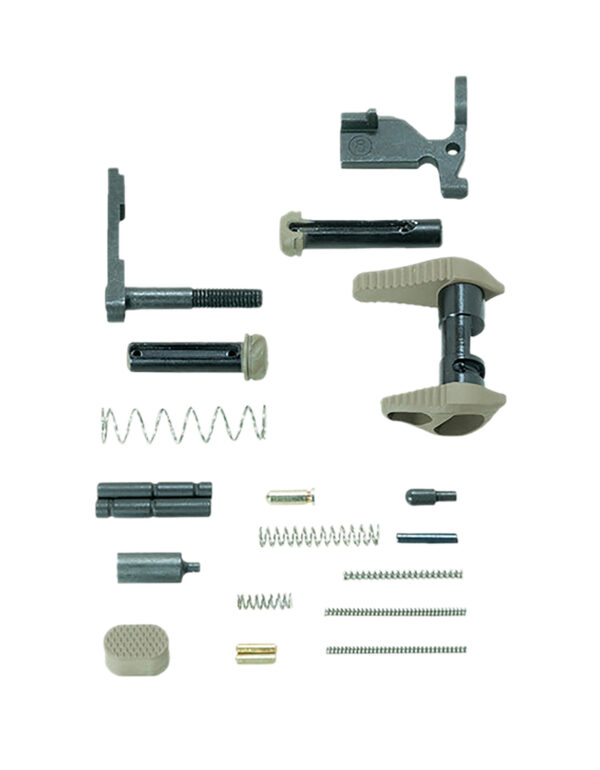 Timber Creek Outdoors ARLPKFDE AR Lower Parts Kit Flat Dark Earth Aluminum — view 1