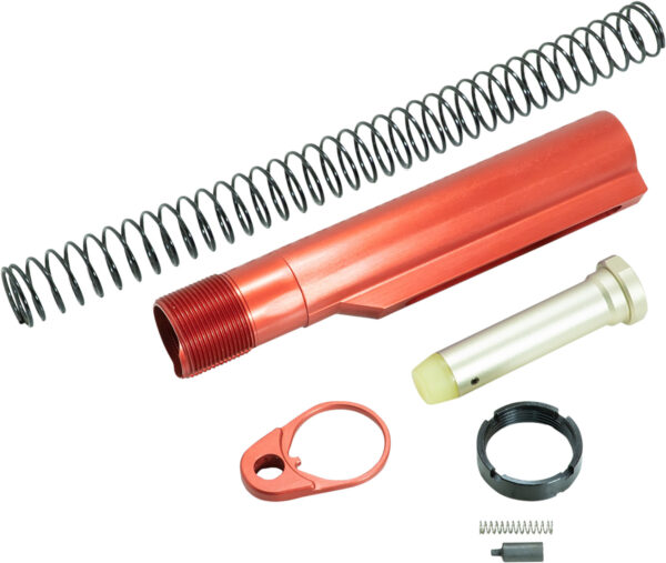 Timber Creek Outdoors ARBTKR Buffer Tube Kit  Red Anodized for AR-15 — view 1