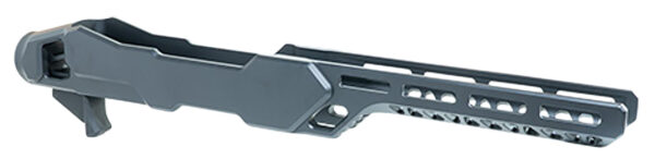 Timber Creek Outdoors ERC1022BL Enforcer Rifle Chassis Black Aluminum Fits Ruger 10/22 Compatible w/ MSR Buffer Tubes — view 1