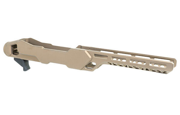 Timber Creek Outdoors ERC1022BB Enforcer Rifle Chassis Burnt Bronze Aluminum Fits Ruger 10/22 Compatible w/ MSR Buffer Tubes — view 1