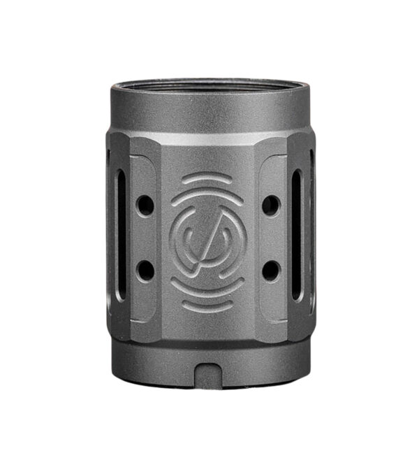 SilencerCo AC5447 Alpha MAAD Brake 2.0 Black Anodized Aluminum 2" OAL 1.45" Diameter — view 1