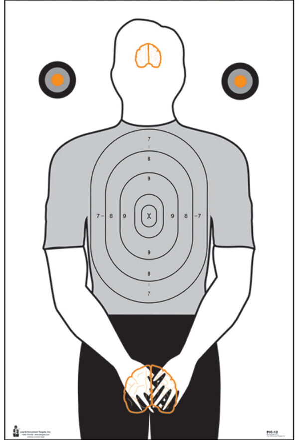 Action Target PIC12100 Entertainment Politically Incorrect Silhouette Paper Hanging 23" x 35" Black/Gray/White 100 Per Box — view 1
