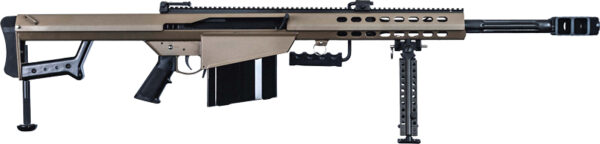 BARRETT M82A1 RIFLE 50BMG - 20" FLUTED 1:15" 10RD FDE — view 1