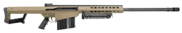 Barrett 14029 M82A1  416 Barrett 10+1 29" Fluted Barrel, Flat Dark Earth Cerakote Steel Receiver, M1913 Picatinny Acc. Rail, Fixed Synthetic Stock w/Sorbothane Recoil Pad, Includes Hard Carry Case — view 1