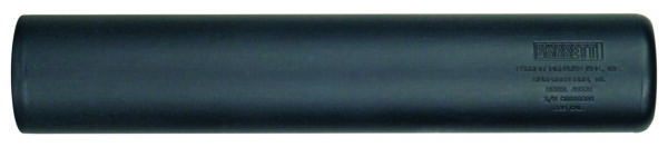 Barrett 18412 AM 338 made of Black Titanium with 1.80" Diameter, 9.90" OAL & 3/4"-24 tpi Thread Pattern for 338 Cal or Lower Includes Barrett Muzzle Brake Adaptor — view 1