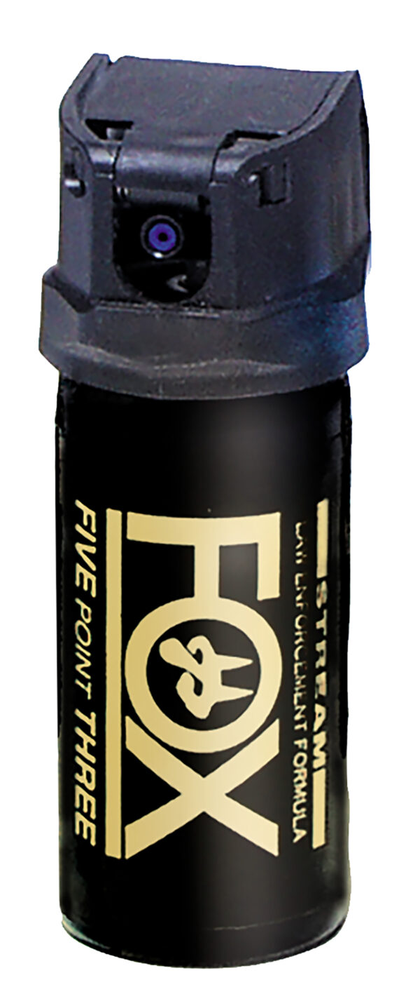 Fox Labs 152FTMDB Legacy Five Point Three 15 1/2 Second Bursts  Cone Spray Range 152 ft 1.50 oz Black Spray Features Invisible UV Dye — view 1