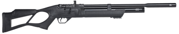 Hatsan USA HGFLASH22 Flash QE Air Rifle 22 Cal Quiet Energy Shrouded Barrel, Black Anodized Aluminum Receiver, Synthetic Thumbhole Stock w/Monte Carlo Cheek Rest, Spring Loaded Rotary Magazine — view 1