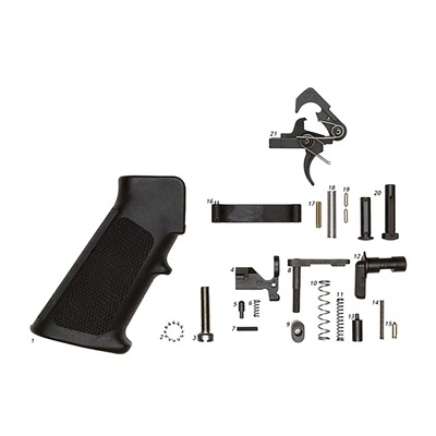 AR-15 LOWER PARTS KIT WITH GRIP W/ QMS TRIGGER — view 1