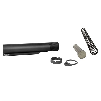 AR15 PREMIUM MILSPEC BUFFER TUBE ASSEMBLY W/SUPER 42, H2 BLK — view 1
