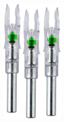 NOCKTURNAL LIGHTED NOCK - GT-SERIES GREEN 3/PACK — view 1