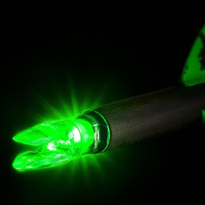 NOCKTURNAL LIGHTED NOCK - GT-SERIES GREEN 3/PACK — view 2