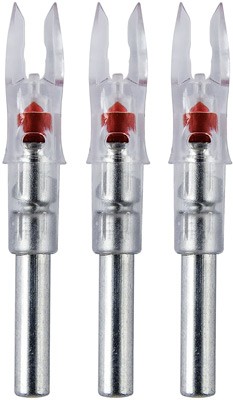NOCKTURNAL LIGHTED NOCK - S-SERIES RED 3/PACK — view 1