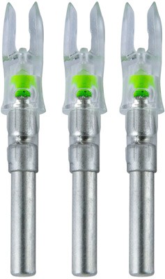 NOCKTURNAL LIGHTED NOCK - S-SERIES GREEN 3/PACK — view 1