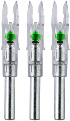 NOCKTURNAL LIGHTED NOCK - X-SERIES GREEN 3/PACK — view 1
