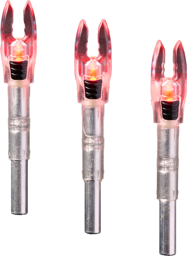 NOCKTURNAL SHIFT LIGHTED NOCK - UNIVERSAL RED 3PK — view 1