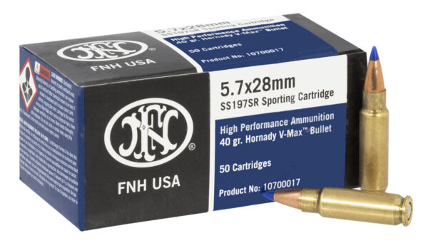 FN 10700017 High Performance  5.7x28mm 40gr Hornady V Max 50 Per Box/10 Case — view 1