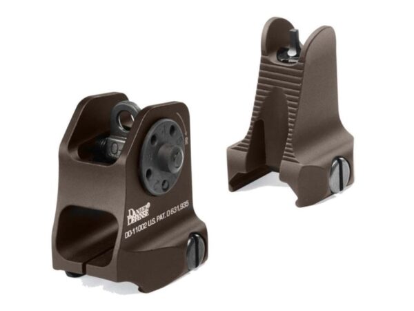 DANIEL DEFENSE FRONT/REAR SIGHT COMBO BROWN — view 1
