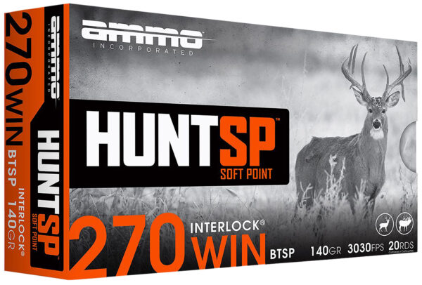 Ammo Inc 270W140SPA20 Hunt  270Win 140gr Soft Point 20 Per Box/10 Case — view 1
