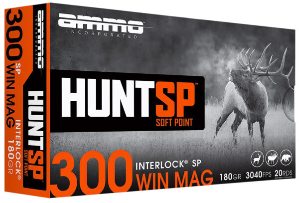 Ammo Inc 300WM10SPA20 Hunt  300Win 180gr Soft Point 20 Per Box/10 Case — view 1