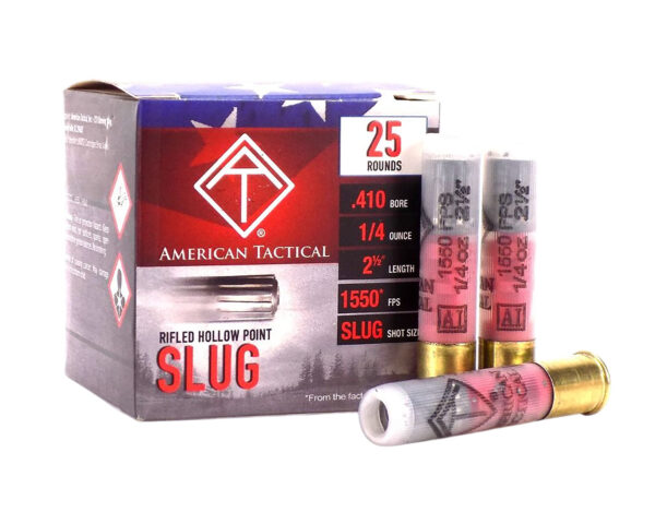 ATI ATIAC410R Shotshell  410Gauge 2.50" 1/4oz Slug Shot 25 Per Box/10 Case — view 1