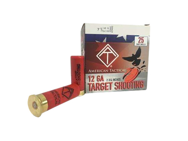 ATI ATIACL12T75 Target Load  12Gauge 2.75" 1oz 7.5Shot 25 Per Box/10 Case — view 1