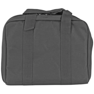 RUKX GEAR DOUBLE PISTOL CASE BLACK (12/CASE)