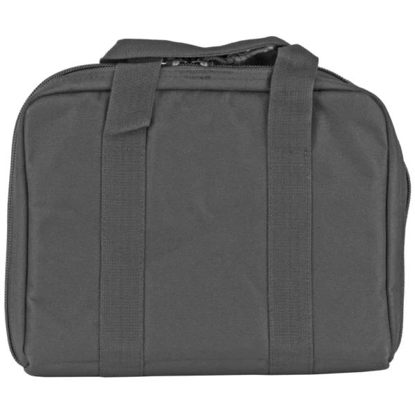 RUKX GEAR DOUBLE PISTOL CASE BLACK (12/CASE) — view 1