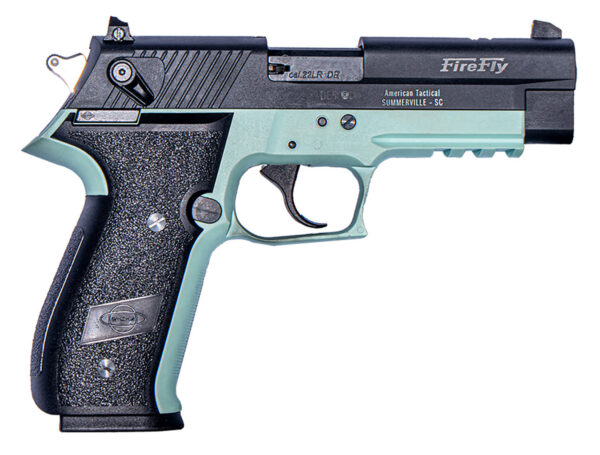 GSG GERG2210FFM FireFly  22 LR 10+1 4" Black Serrated Slide, Mint Zinc Alloy w/Accessory Rail Frame, Black Polymer Grip — view 1
