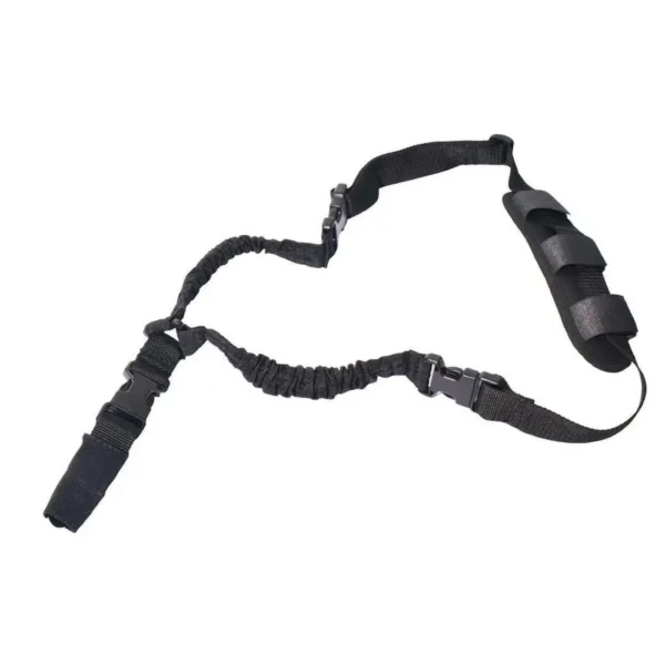 RUKX GEAR TACTICAL SINGLE POINT BUNGEE SLING BLACK — view 1