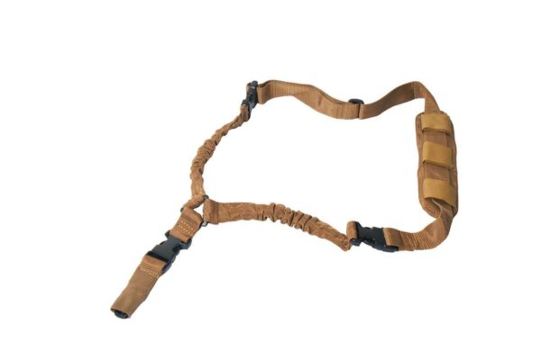 RUKX GEAR TACTICAL SINGLE POINT BUNGEE SLING TAN — view 1