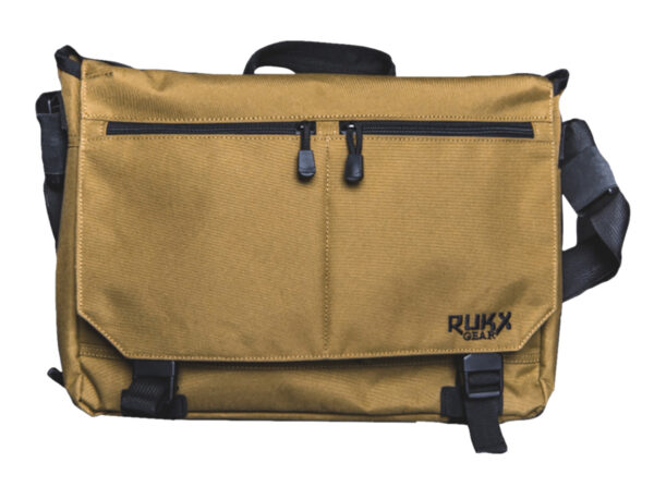 Rukx Gear ATICTBBT Discrete Carry Business Bag Tan Shoulder — view 1