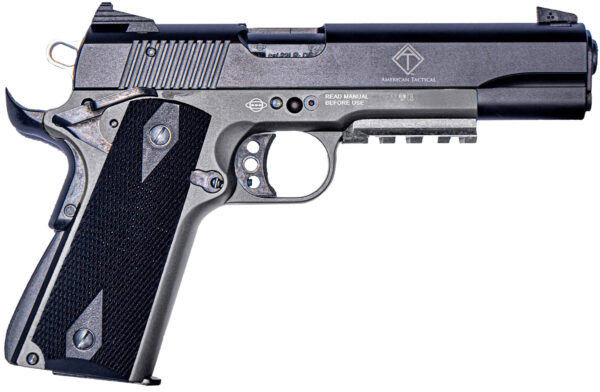 ATI GERG1911ADOPGR GSG 1911  22 LR 10+1 5" Black Steel Barrel, Black Parkerized Serrated Slide, Gray Polymer Grip — view 1