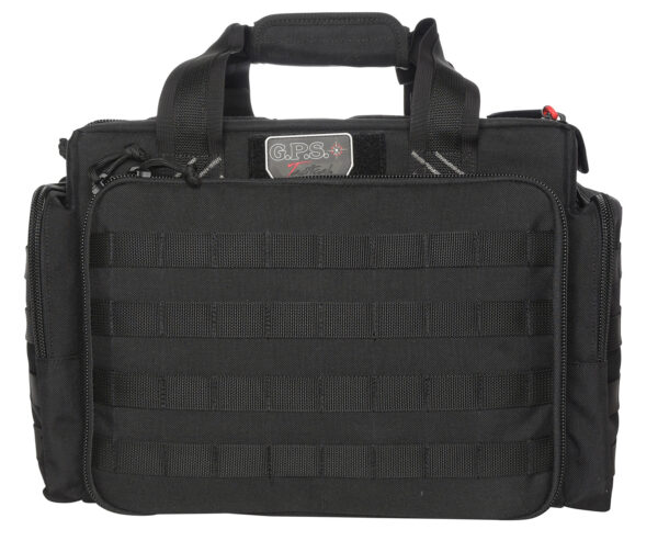GPS Bags GPST1714LRB Tactical  Black 1000D Nylon Teflon Coating with Foam Cradle Holds 5 Handguns,  Storage Pockets & Handgun Sleeve Includes Ammo Dump Cups — view 1