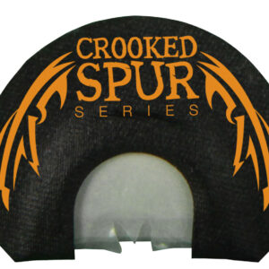 Foxpro CSMOUTHBL Crooked Spur V-Cut Diaphragm Call Attracts Turkeys, 3.5 Prophylactic Reeds,