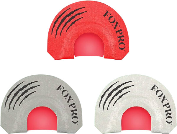 Foxpro LOADEDGUN Loaded Gun Combo Diaphragm Call Double/Triple Reed Coyote Sounds Attracts Coyotes Gray/Red/White 3 Piece — view 1
